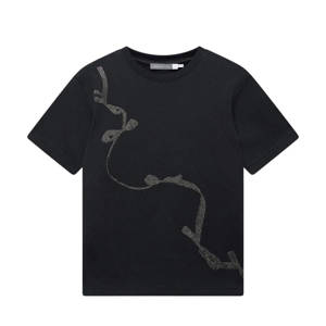 Mint Velvet Black Embellished Ribbon Detail T-Shirt